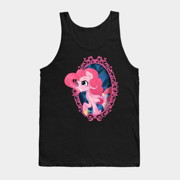 My Little Pony Pinkie Pie Mirror Frame Tank Top by SketchedCrow